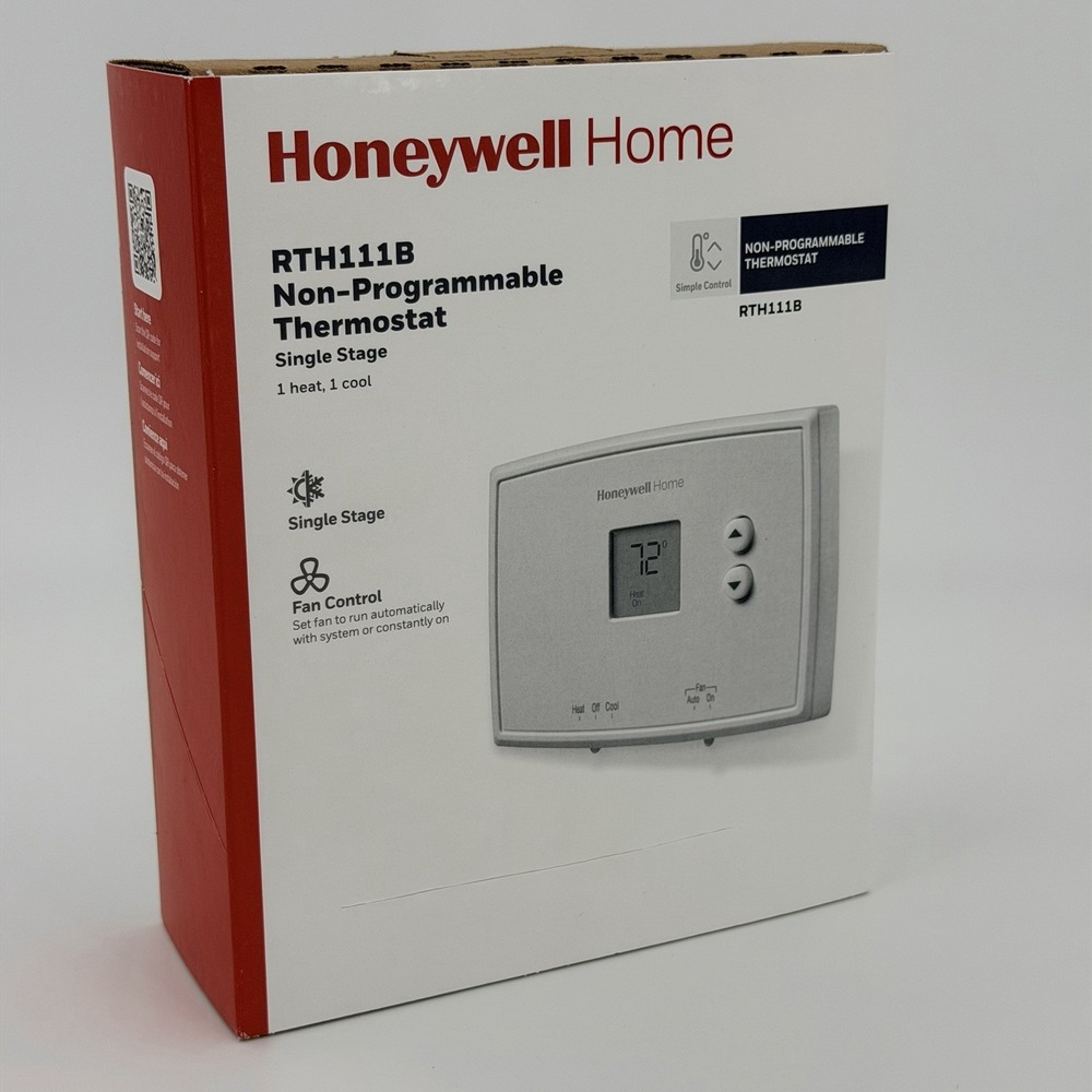 Honeywell RTH111B1024 Digital Non-Programmable Thermostat - White